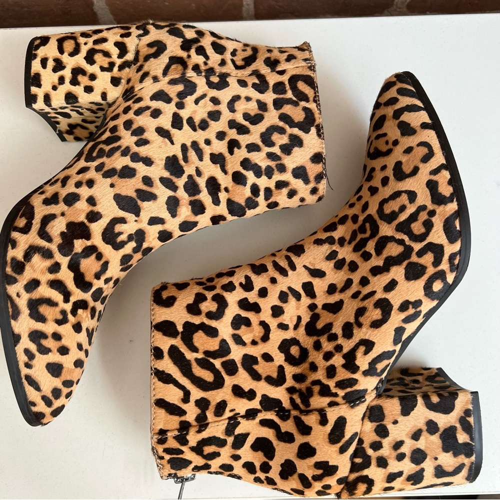 Leopard Print Booties - Picture 3 of 7